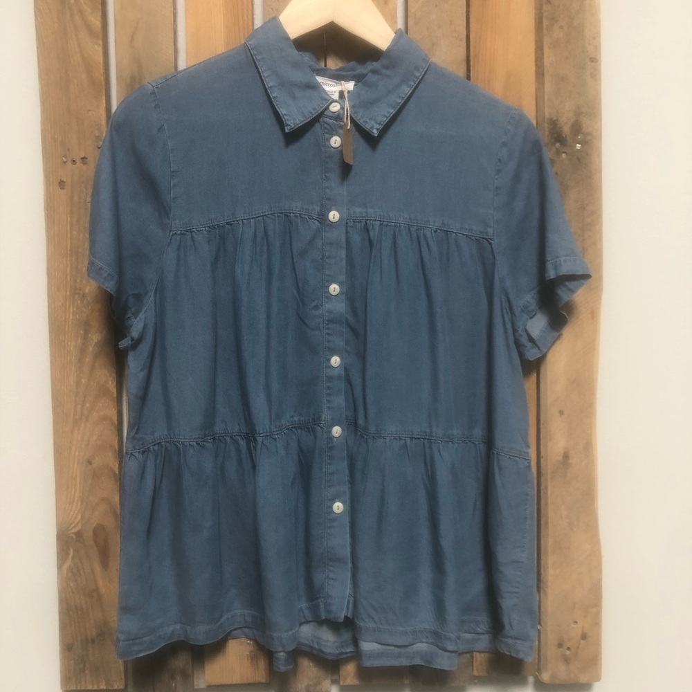 Blue jean button down